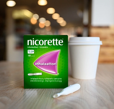 Miten Nicorette®-inhalaattori toimii